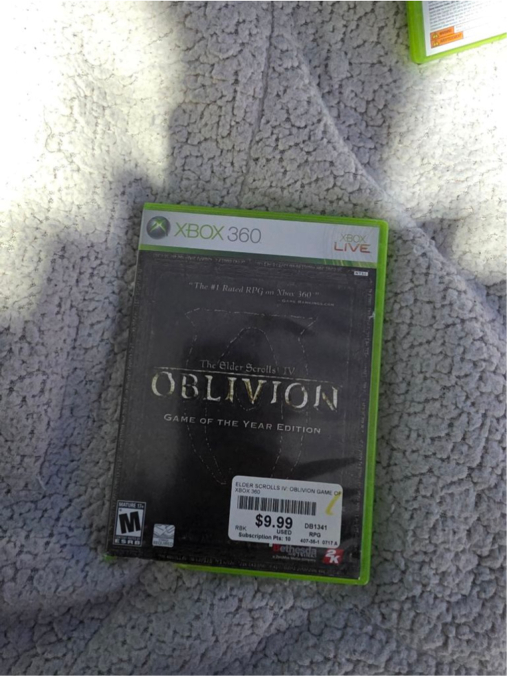 Bethesda Elder Scrolls IV Oblivion Xbox 360 Game One Size Black Green